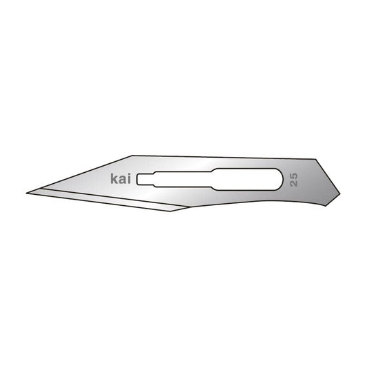 KAI Replacement Scalpel Blade (General Use) 05-3500-09 Kai Industries 325-A (NO.25) 100 Myri