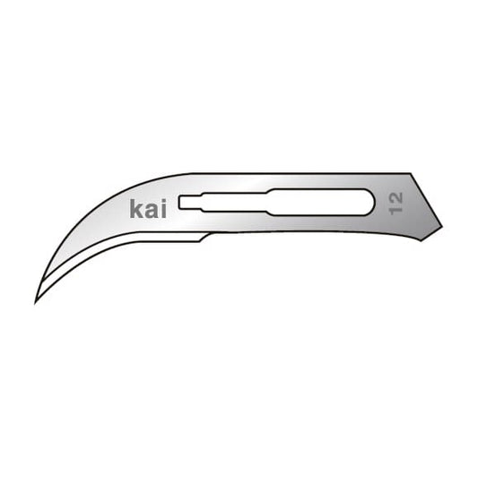 KAI Replacement Scalpel Blade (For Commercial Use) 05-3501-02 Kai Industries 312-B (NO.12) 100 Pieces
