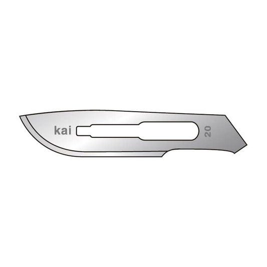 KAI Replacement Scalpel Blade (For Commercial Use) 05-3501-04 Kai Industries 320-B (NO.20) 100-piece