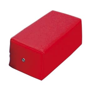 カラー診察用角マクラ 診察用枕 02-2336-0014 ビニルレザーレッド 高田ベッド製作所 TB-77C-01