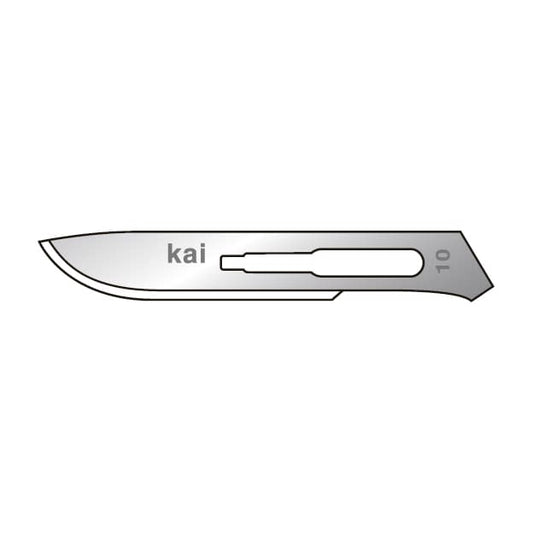 KAI Coated Replacement Blade Scalpel (General Use) 23-6054-00 Kai Industries S310-A ​​(NO.10) 100 Pieces