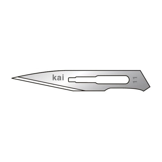 KAI Coated Replacement Blade Scalpel (General Use) 23-6054-01 Kai Industries S311-A (NO.11) 100 Pieces