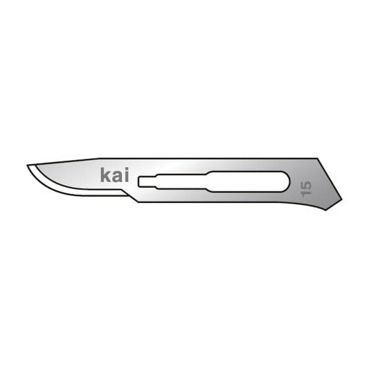 KAI Coated Replacement Blade Scalpel (For Commercial Use) 23-6054-06 Kai Industries S315-B (NO.15) 100 Replacement Blades