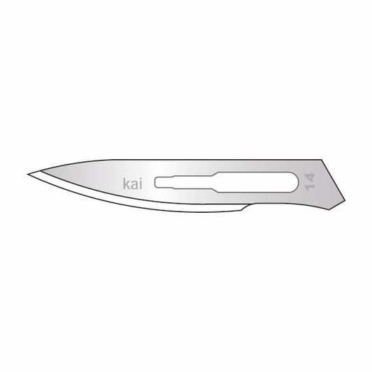 KAI Replacement Scalpel Blade (General Use, Individual) 25-3101-09 Kai Industries 314-A (NO.14) 20-piece