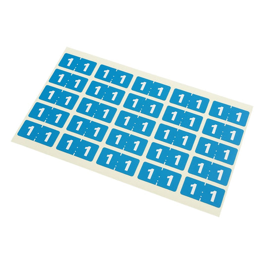 칼라 넘버 라벨 15×30mm(1) 1봉(25편×10장입) CNL-L01 1봉(25편×10장입)