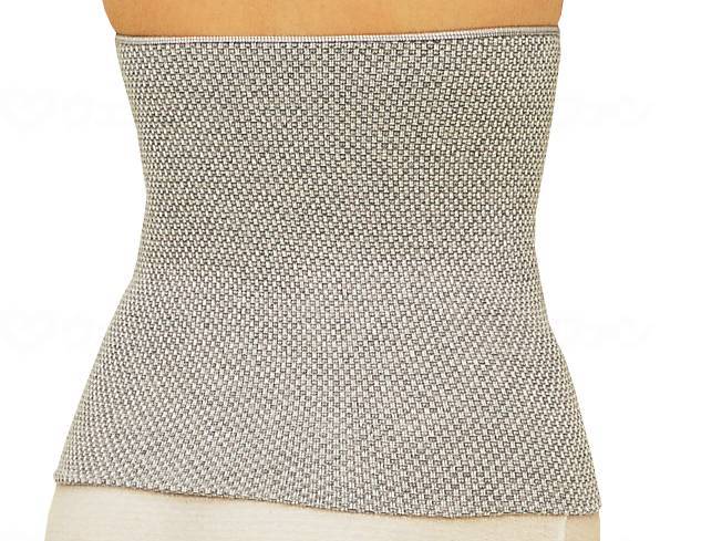 Hayashi Nitto (Bibielbo) Binchotan Belly Warmer (Long Type) Gray Free