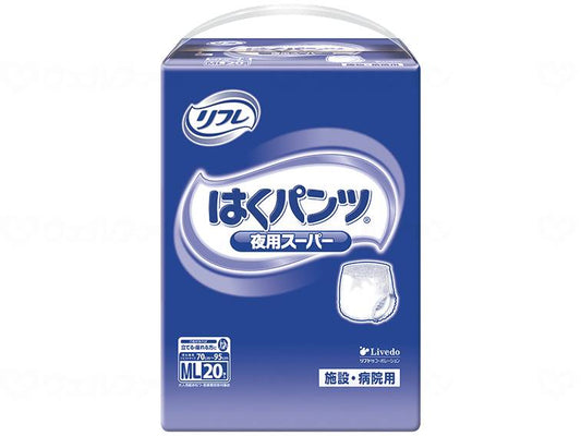 Livedo G Hakupantsu Night Super Bag ML