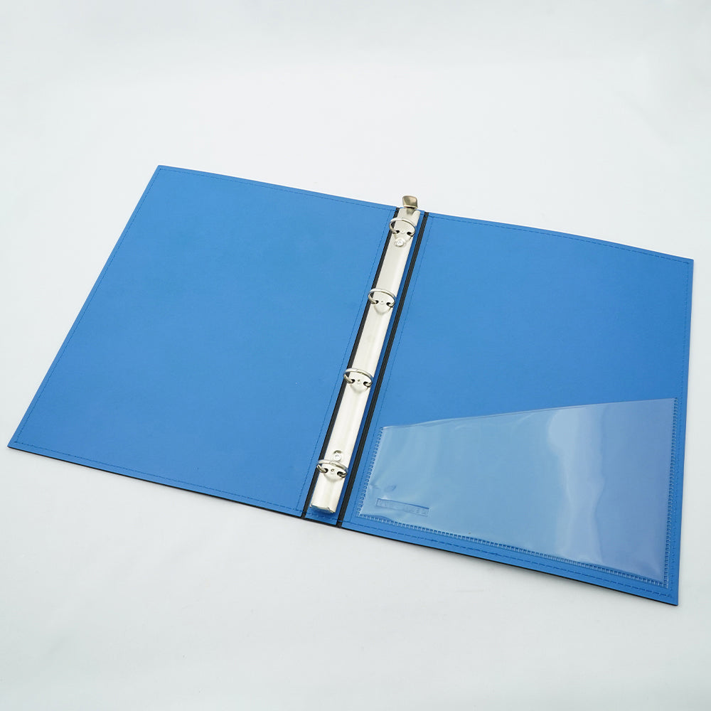 カルテブック A4・4穴・スタンダード ライトブルー　CY4-4L 1冊