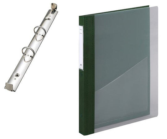 카르테북 A4・2홀・클리어 그린 CYC4-2L 1권