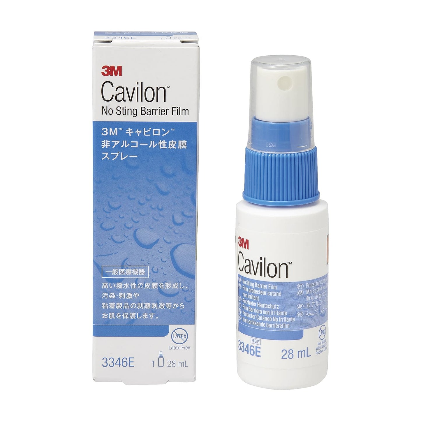 キャビロン非アルコール性皮膜 スプレータイプ 皮膚保護剤 24-5550-03 スリーエムジャパン 3346E(28ML/スプレー)