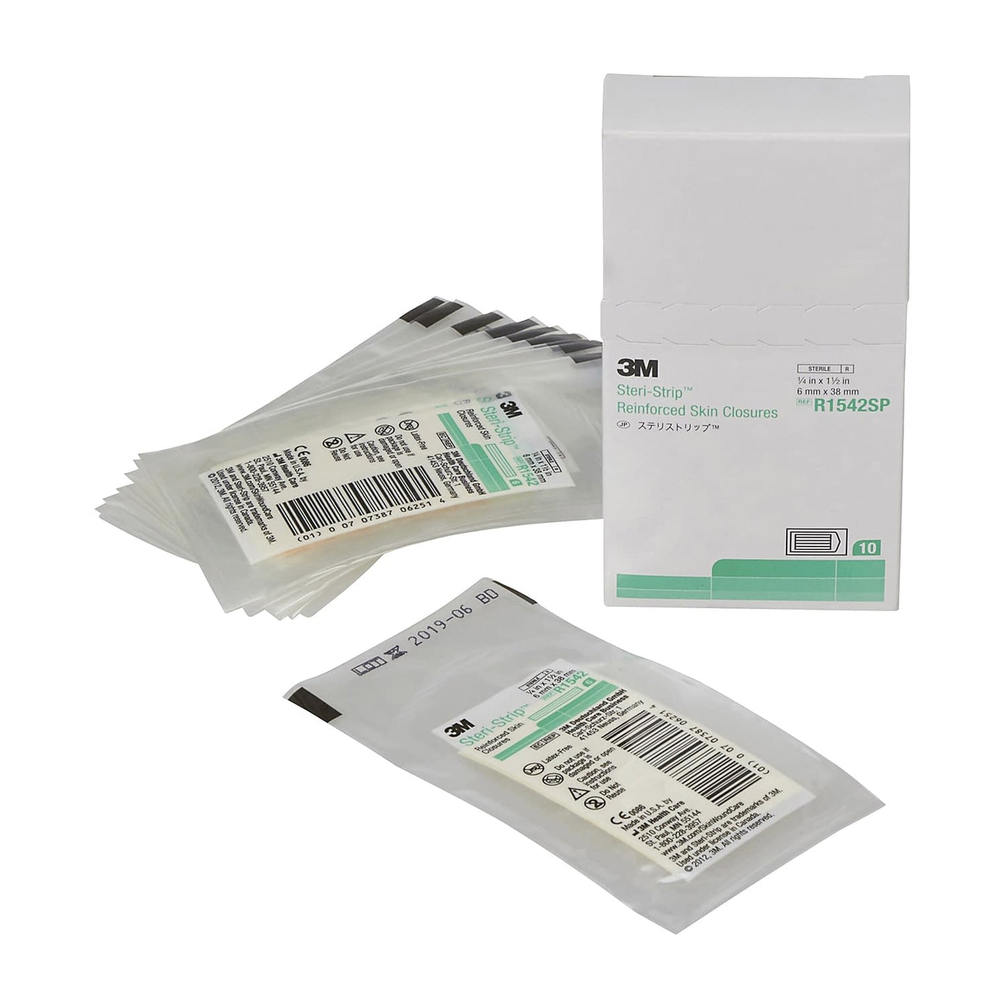 ステリストリップスタンダード(SP) 皮膚接合用テープ 25-2838-01 スリーエムジャパン R1542SP(6X38)6ホン10フク