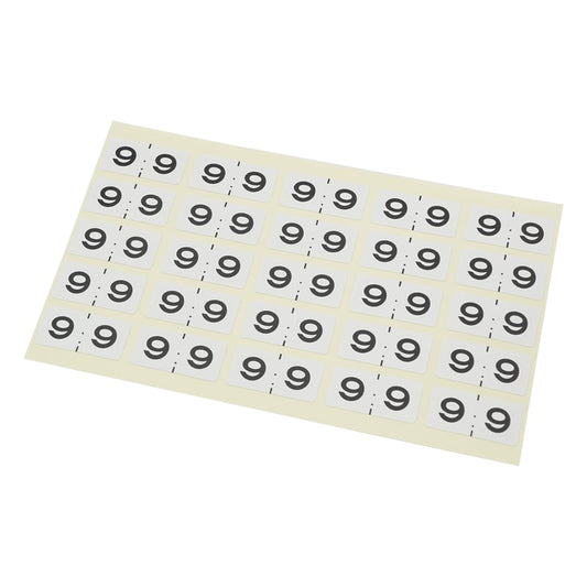 흑백 넘버 라벨 9 1봉(25편×10장입) MNL-L9 1봉(25편×10장입)