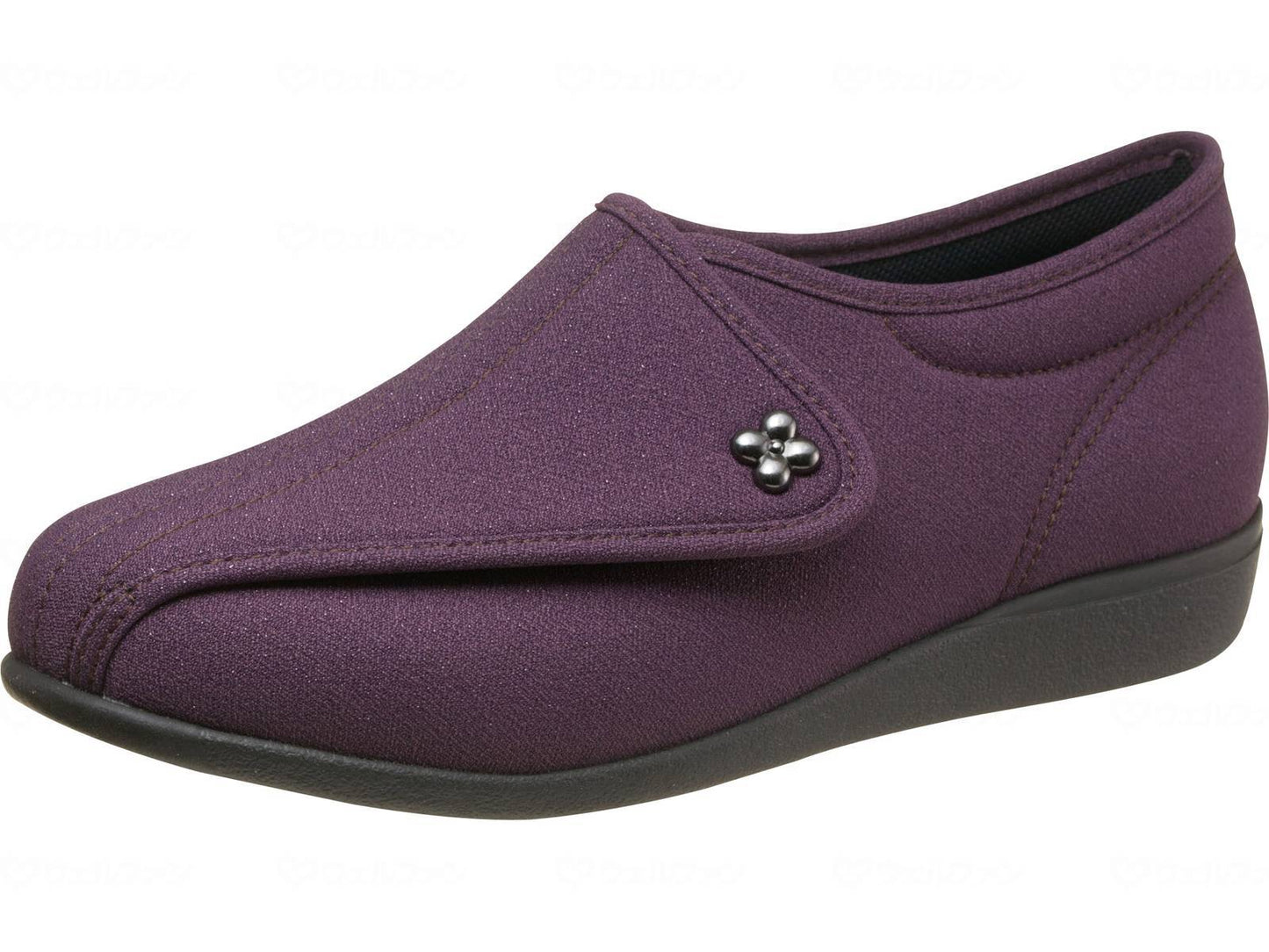 Asahi Shoes Kaiho Shugi L011 Purple Lame Right 21.5