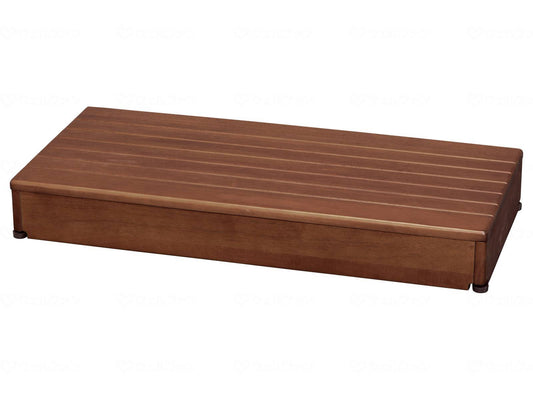 アロン化成 木製玄関台 90W-40-1段 ﾌﾞﾗｳﾝ