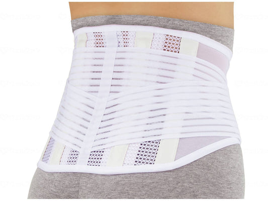 Sanshin Kosan Solbo Easy Waist Guard Regular White L