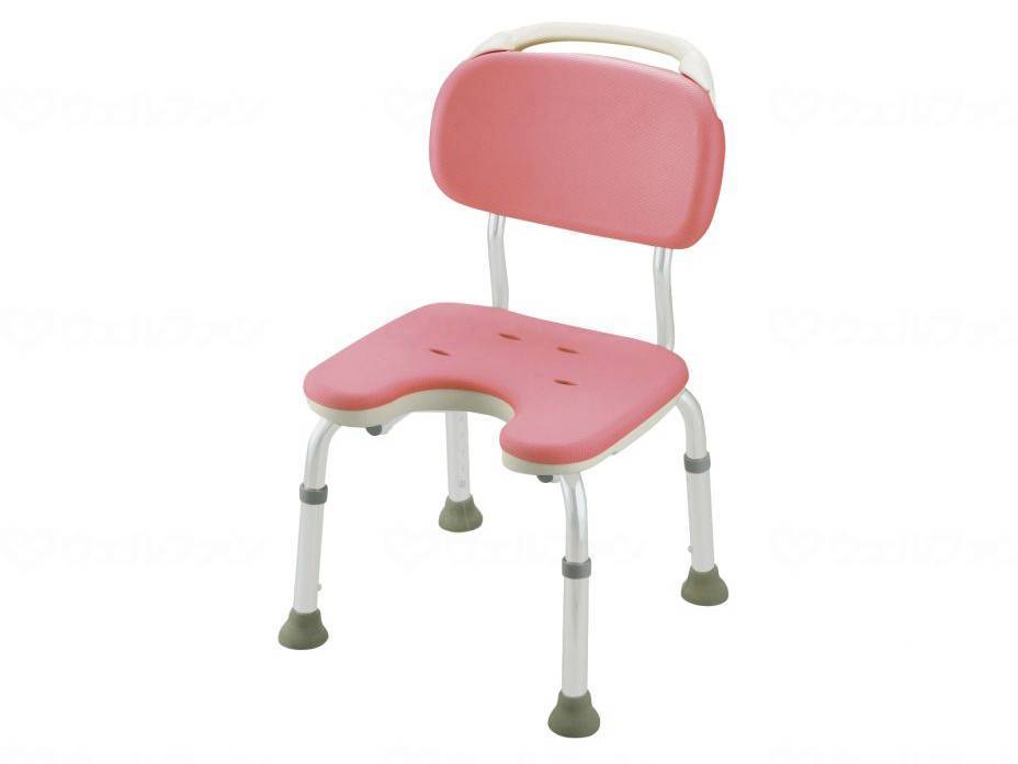 リッチェルやわらかｼｬﾜｰﾁｪｱU型 背付きｺﾝﾊﾟｸﾄ ﾋﾟﾝｸ U