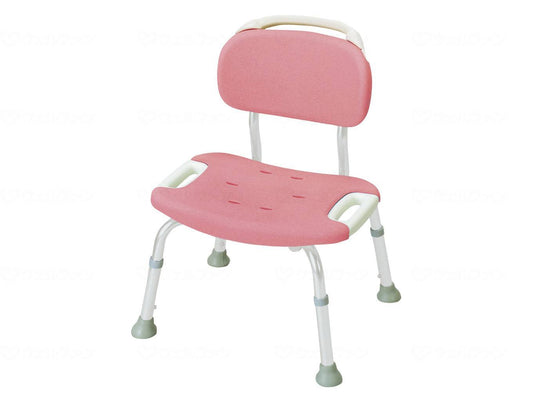 リッチェルやわらかｼｬﾜｰﾁｪｱ 背付きﾜｲﾄﾞ ﾋﾟﾝｸ 標準ﾀｲﾌﾟ