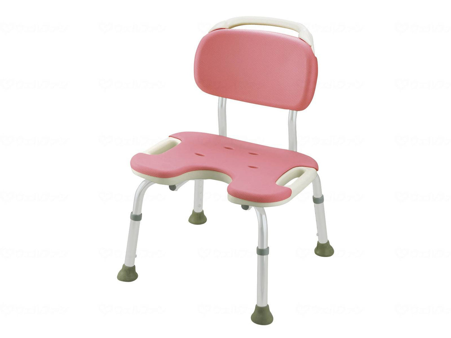 リッチェルやわらかｼｬﾜｰﾁｪｱU型 背付ﾜｲﾄﾞ ﾋﾟﾝｸ U