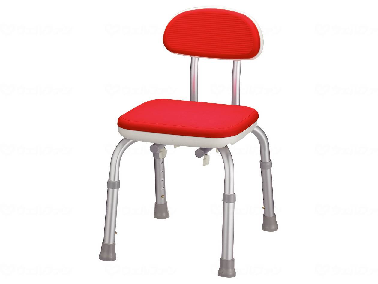 アロン化成背付ｼｬﾜｰﾍﾞﾝﾁMini ﾚｯﾄﾞ