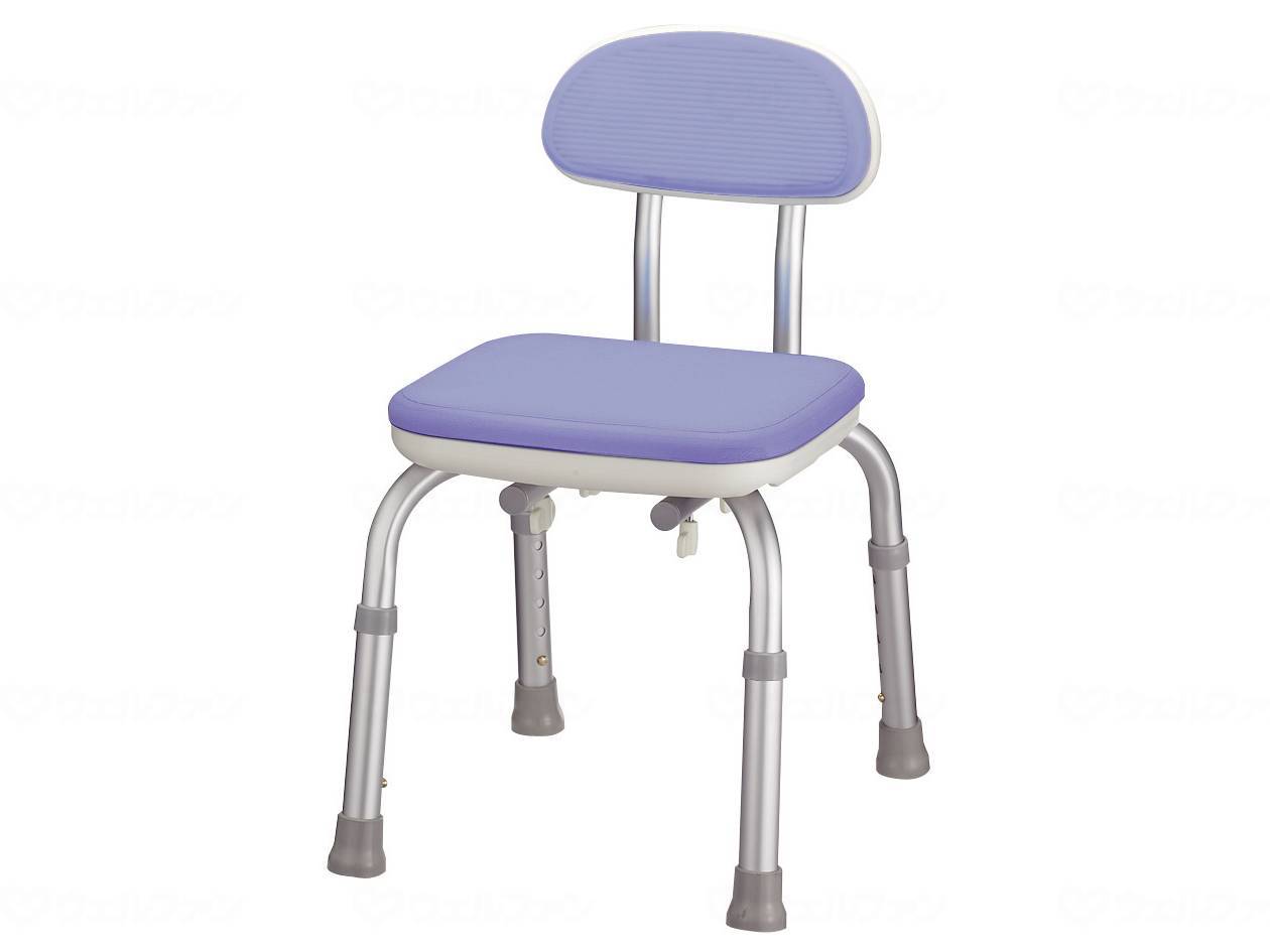 アロン化成背付ｼｬﾜｰﾍﾞﾝﾁMini ﾌﾞﾙｰ