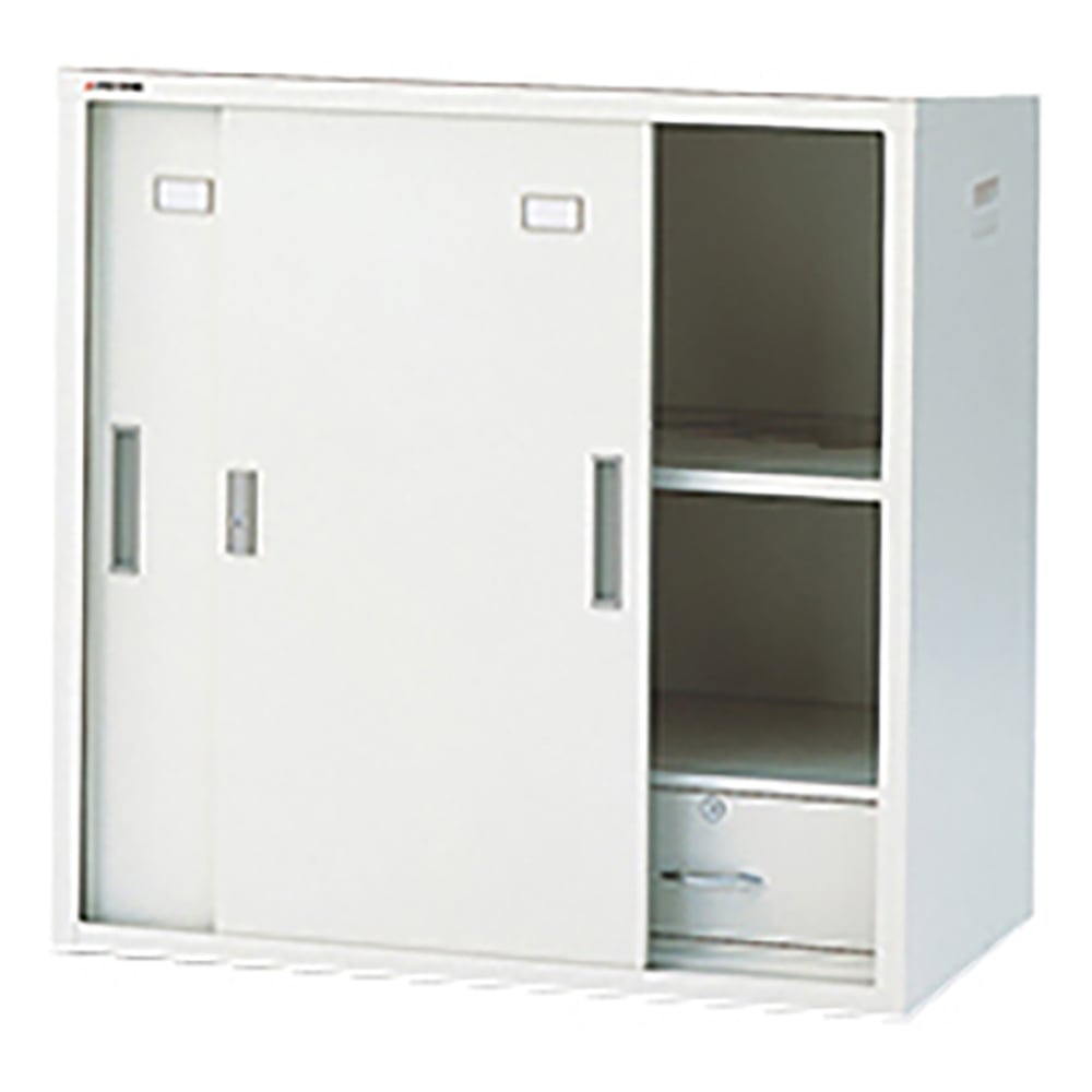Chemical-resistant sliding cabinet (with drawers) with steel doors N-90DH･OW 1 unit