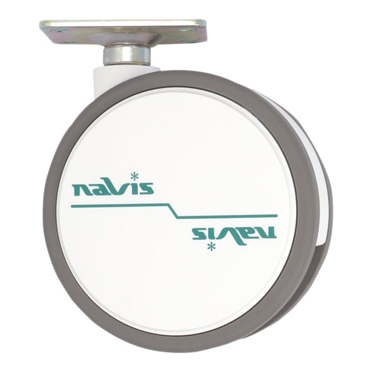 Navis Caster φ100mm Plate without stopper FW100-AZ 1 piece