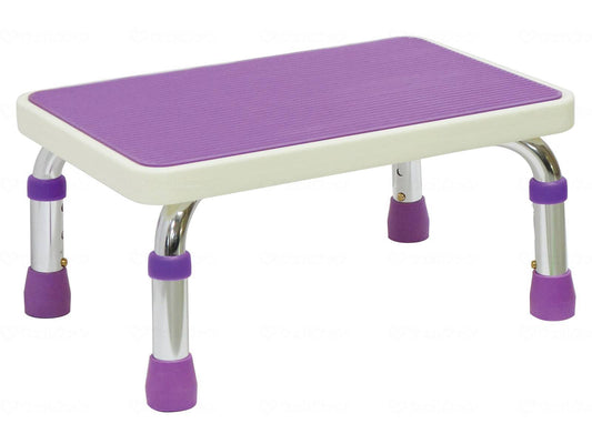 Shima Seisakusho Bath Step (with suction cups) Purple