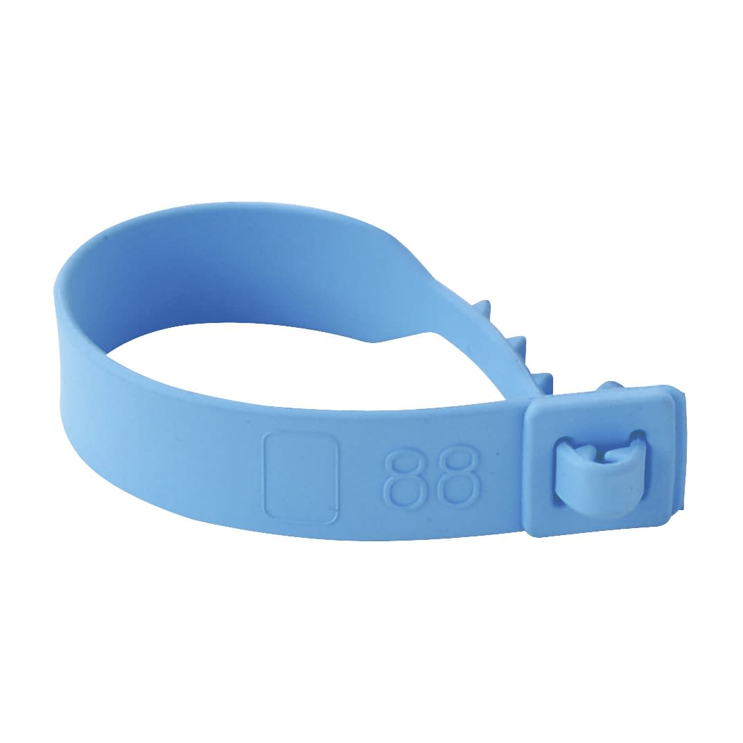 모자 네임 밴드 (미멸균) 환자 식별 밴드 24-2557-0002 블루 소프트 메디컬 SM-822 (100 폰일리)