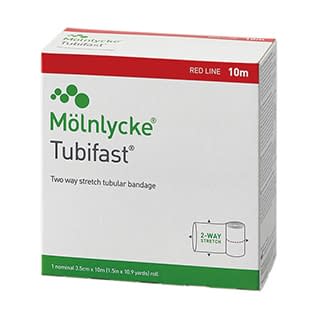 Tubifast 2-WAY (Red) Tube Bandage 22-2200-00 Tubifast 3.75CMX10M