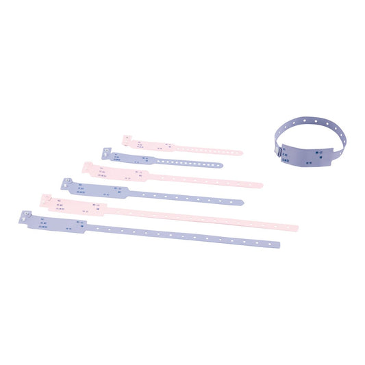 Hospitalized Patient Identification Bands, Violet, For Adult Hands and Feet, 1 Box (120 Pieces) 1 Box (120 Pieces)