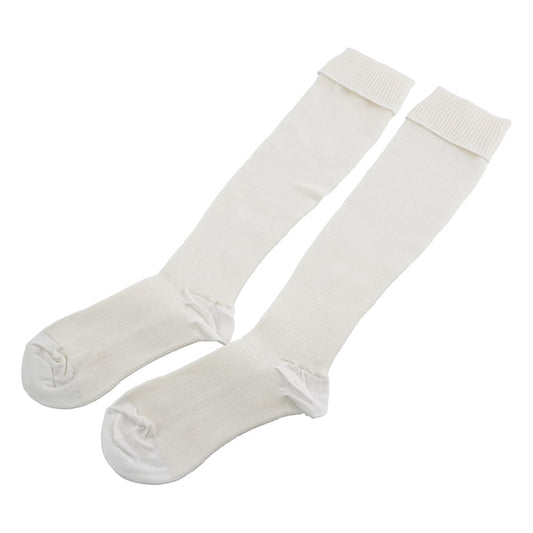 Medifer (Compression Knee Socks) 22-24.5cm/White NE-721 1 pair