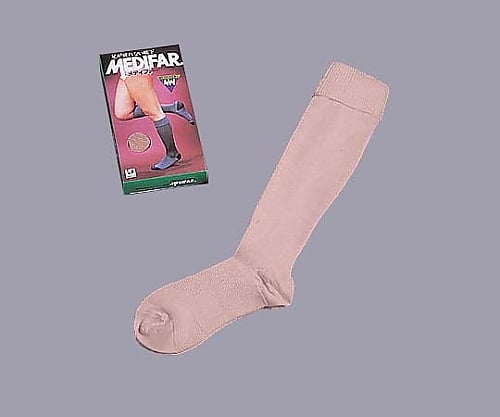 Medifer (Compression Knee Socks) 25-27.5cm/Beige NE-728 1 pair