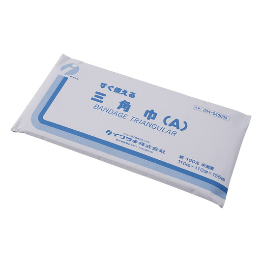 Triangular bandage A (in paper bag) 25 bags 004-040005 1 box (1 piece x 25 bags)