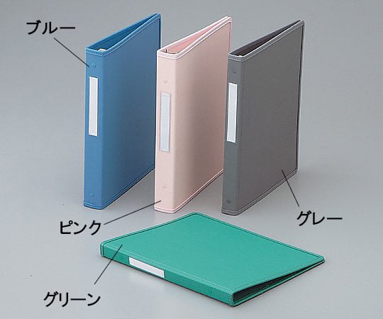 カルテブック　平テコ型・2穴　グリーン　背幅20mm　NS-420-2 1冊