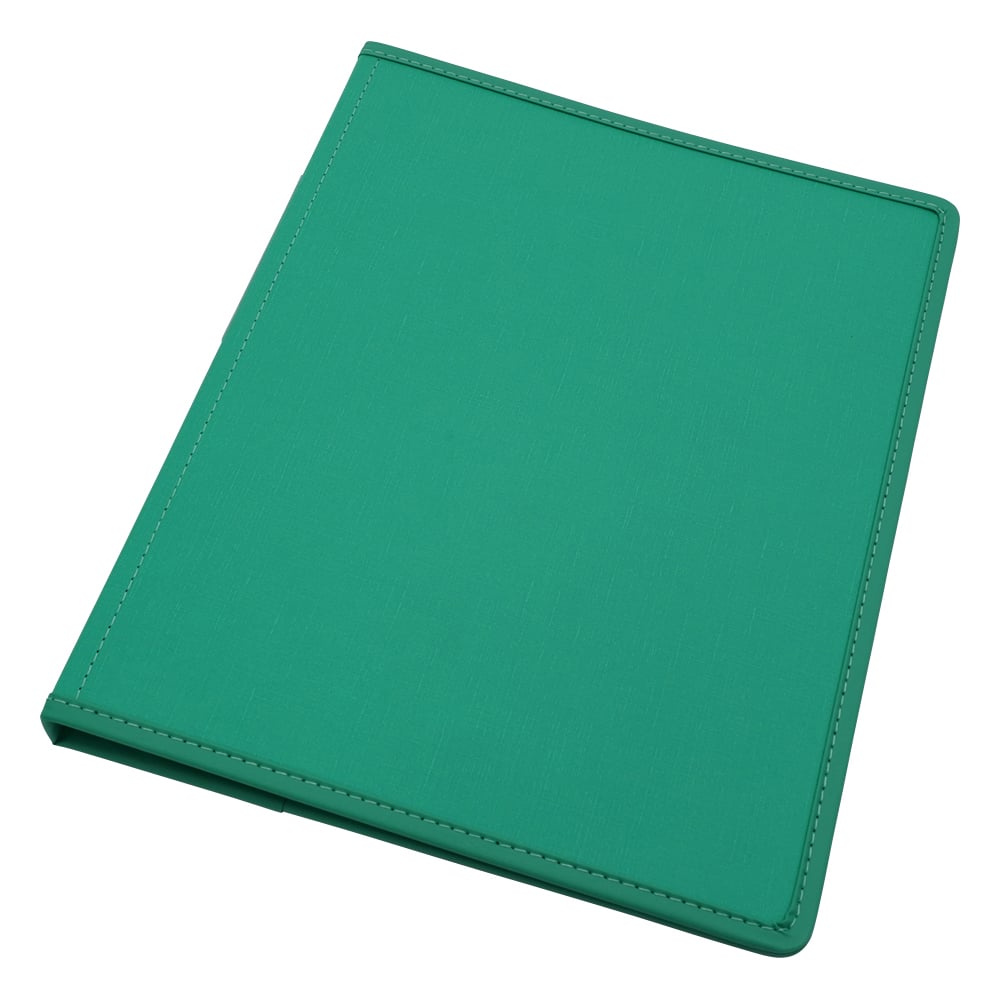 カルテブック　平テコ型・2穴　グリーン　背幅20mm　NS-420-2 1冊