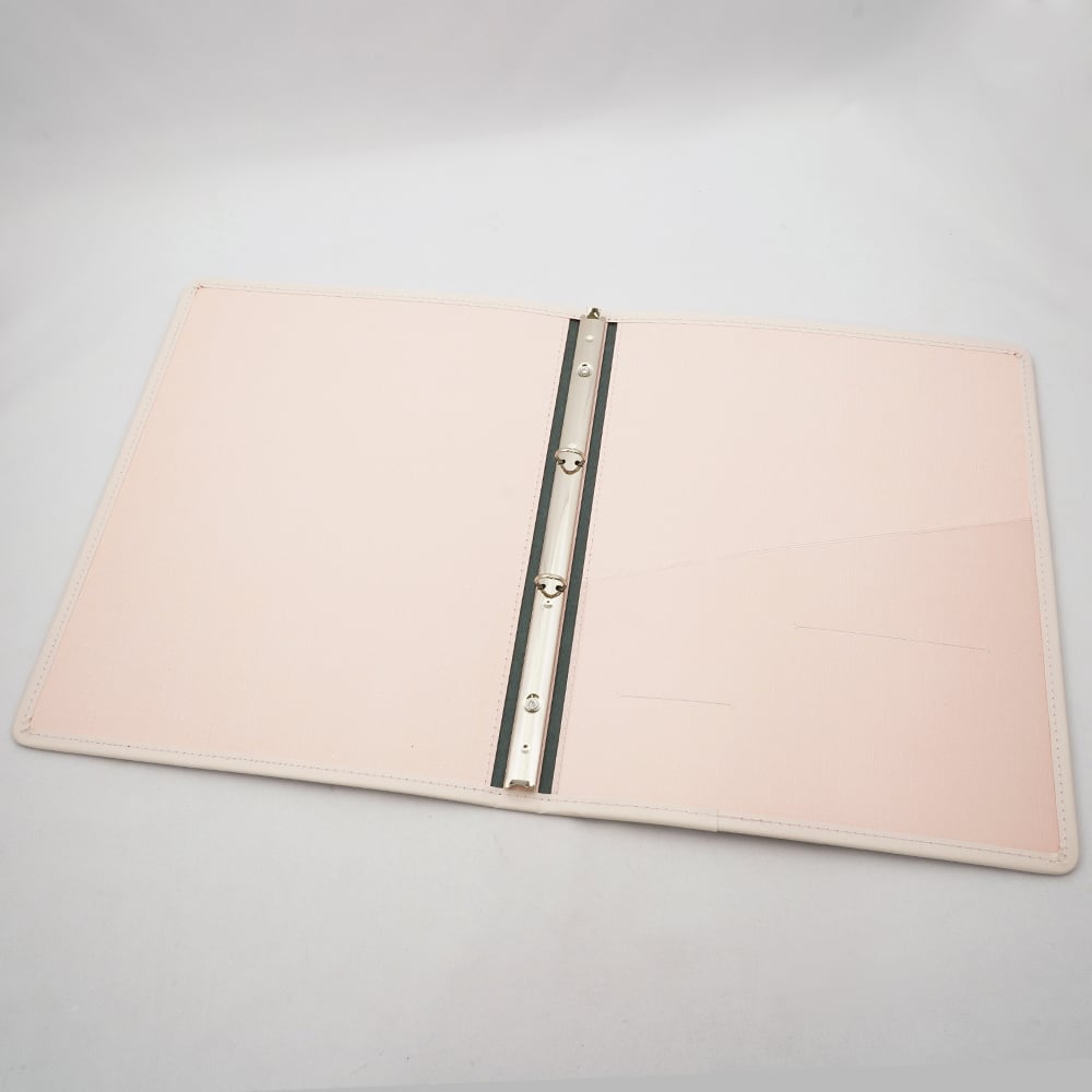 カルテブック 平テコ型・2穴 ピンク 背幅20mm　NS-420-2 1冊
