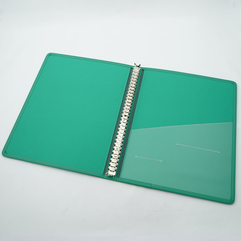 カルテブック X型・30穴 グリーン 背幅30mm　NS-430-30 1冊