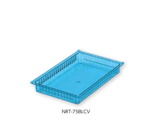 アルティア スタンダードポリカトレー クリアブルー 600×400×85　NRT-75BLCV 1個