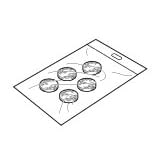 Air filter set for nebulizer Inhaler (nebulizer) 23-2310-12 Omron Healthcare NE-C28-2 (5 coils)