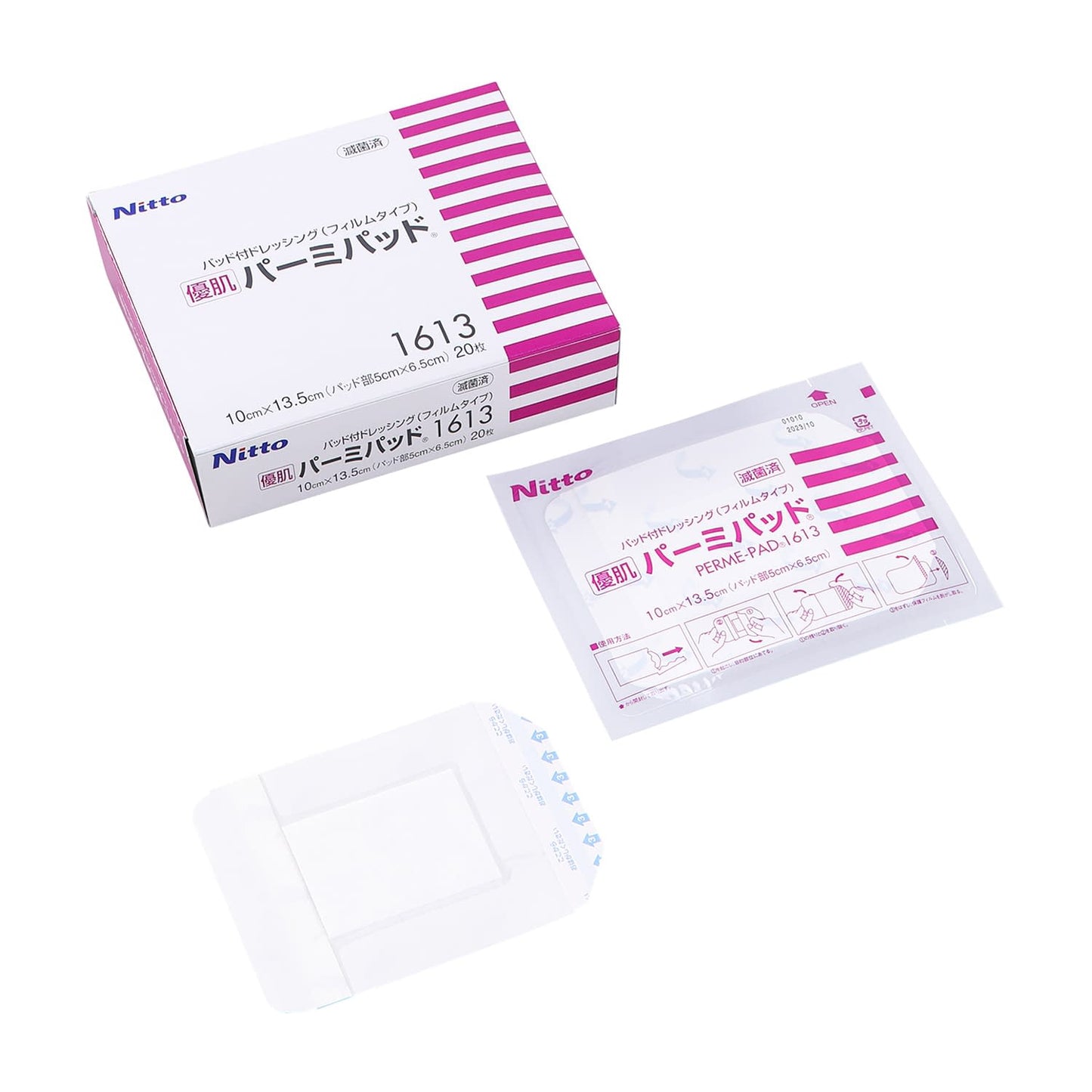 피부 퍼미 패드 드레싱 재료 24-6803-02 피부 피부 1613 (10X13.5CM) 20 마이