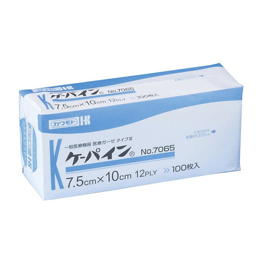 K-Pine (non-sterile, thick) 100 pieces Medical gauze 07-3555-11 K-Pine NO.7065 (7.5X10CM)