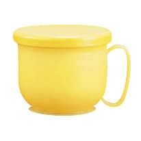 틀니 세정 보관 용기 상쾌함 틀니 케이스 23-2492-01 고모리 수지 옐로우