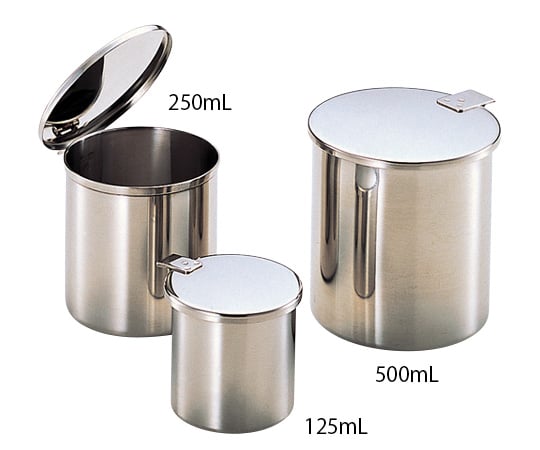 万能壺 125mL φ55×55mm ステンレス(SUS316)モリブデン耐酸鋼 1個