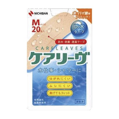 ケアリーヴ 防水タイプ M 絆創膏 23-3834-00 ニチバン CLB20M(M)20マイ