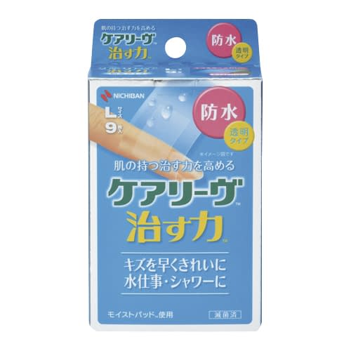 ケアリーヴ 治す力 防水タイプ 絆創膏 24-5508-01 ニチバン CNB9L(L)9マイイリ