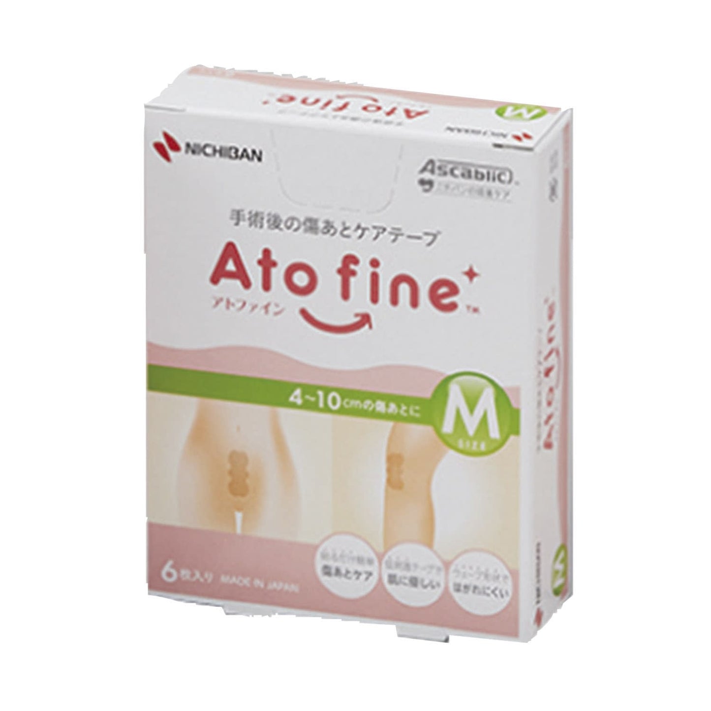 Atofine M Scar Care Tape 24-5539-01 Nichiban ATFM(M)6-piece