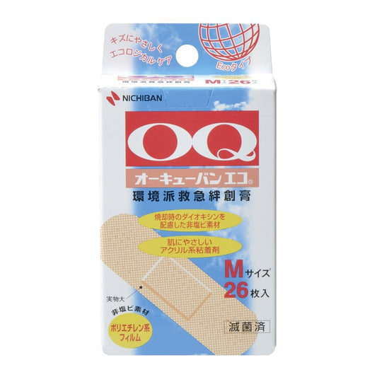 オーキューバンエコ 絆創膏 24-6939-02 ニチバン OQE26M(M)26マイ