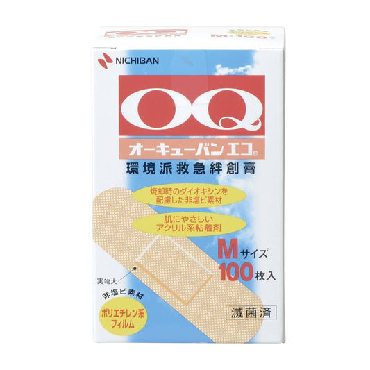 オーキューバンエコ 絆創膏 24-6939-03 ニチバン OQE100M(M)100マイ