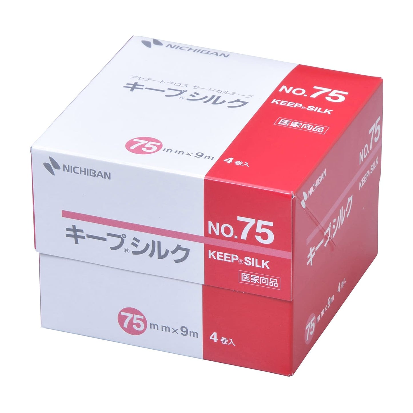 キープシルク No．75 サージカルテープ 07-3350-03 ニチバン KES75(75X9M)4カン