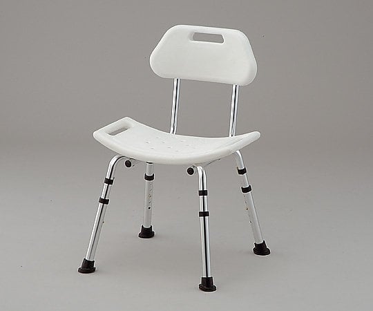 高さ調節機能付きシャワーいす （背付き・座幅515mm）　HS4251 1脚